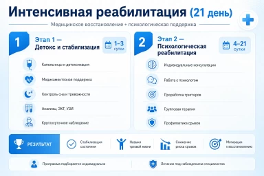Реабилитация за 21 день в Елабуге